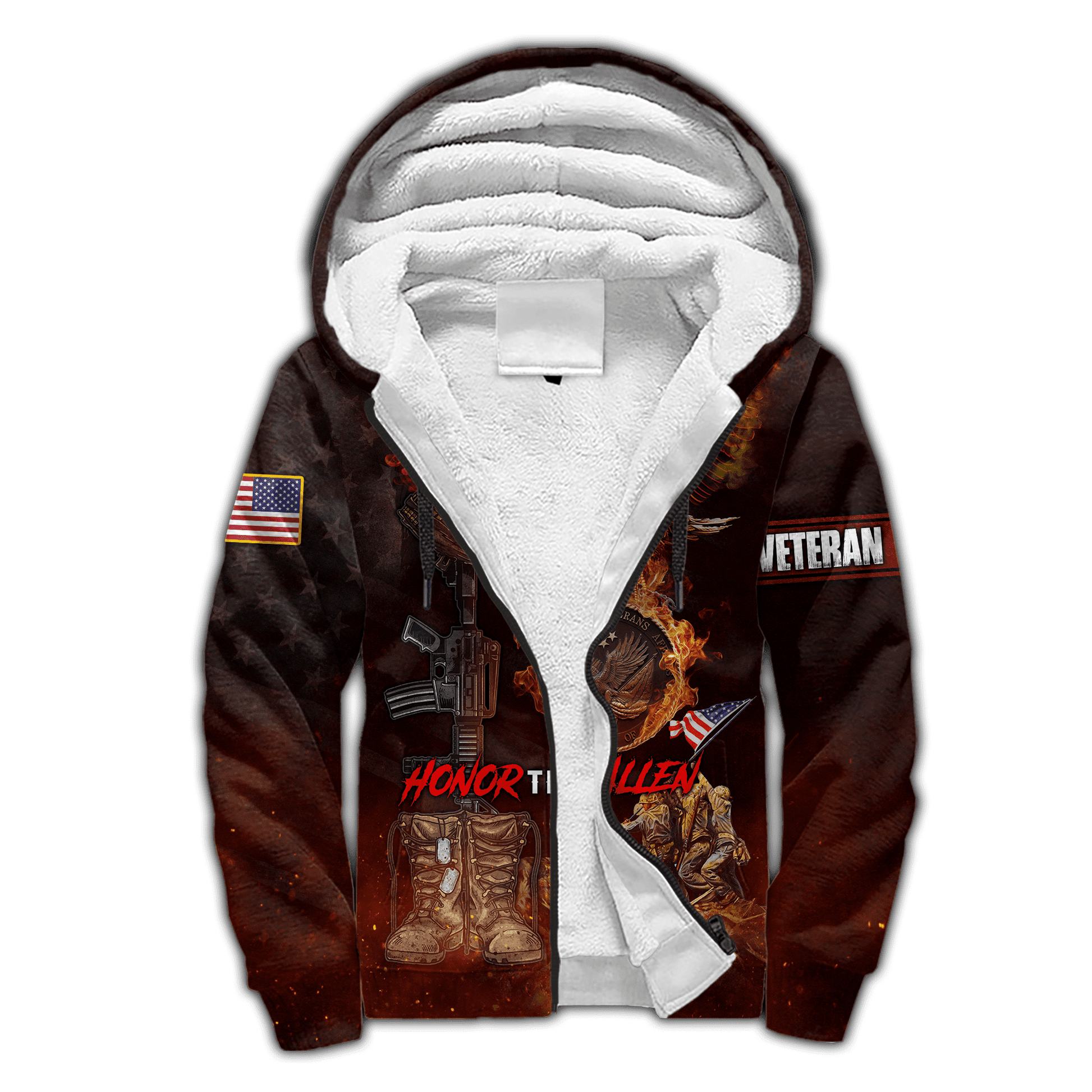 US Veteran - Honor The Fallen 3D All Over Printed Unisex Shirts MON18082201-VET , Gifts for veterans