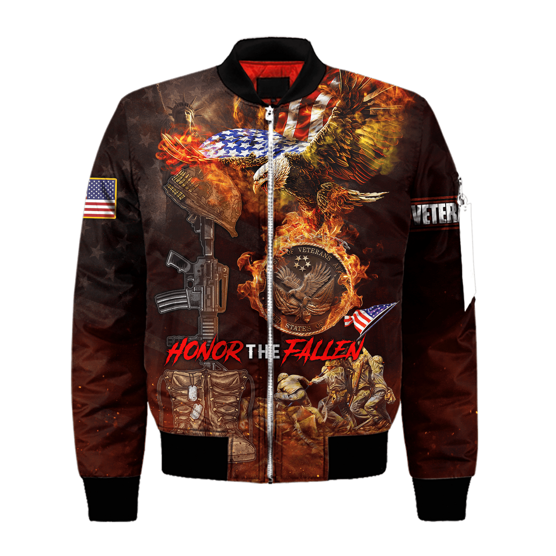 US Veteran - Honor The Fallen 3D All Over Printed Unisex Shirts MON18082201-VET , Gifts for veterans