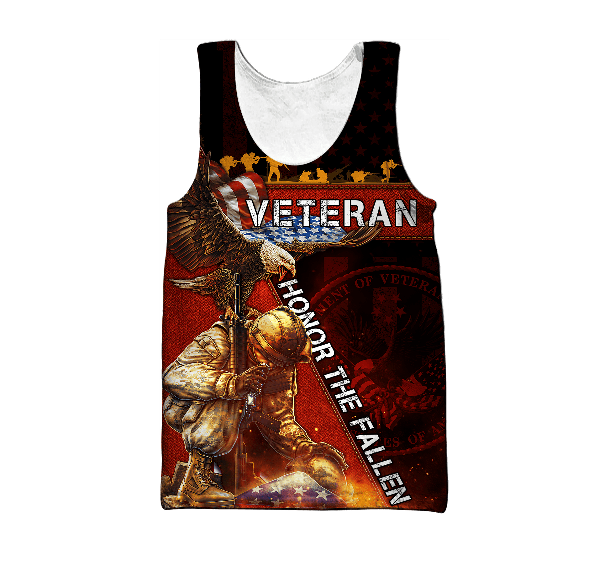 US Veteran - Honor The Fallen 3D All Over Printed Unisex Shirts MON19082201-VET , Gifts for veterans