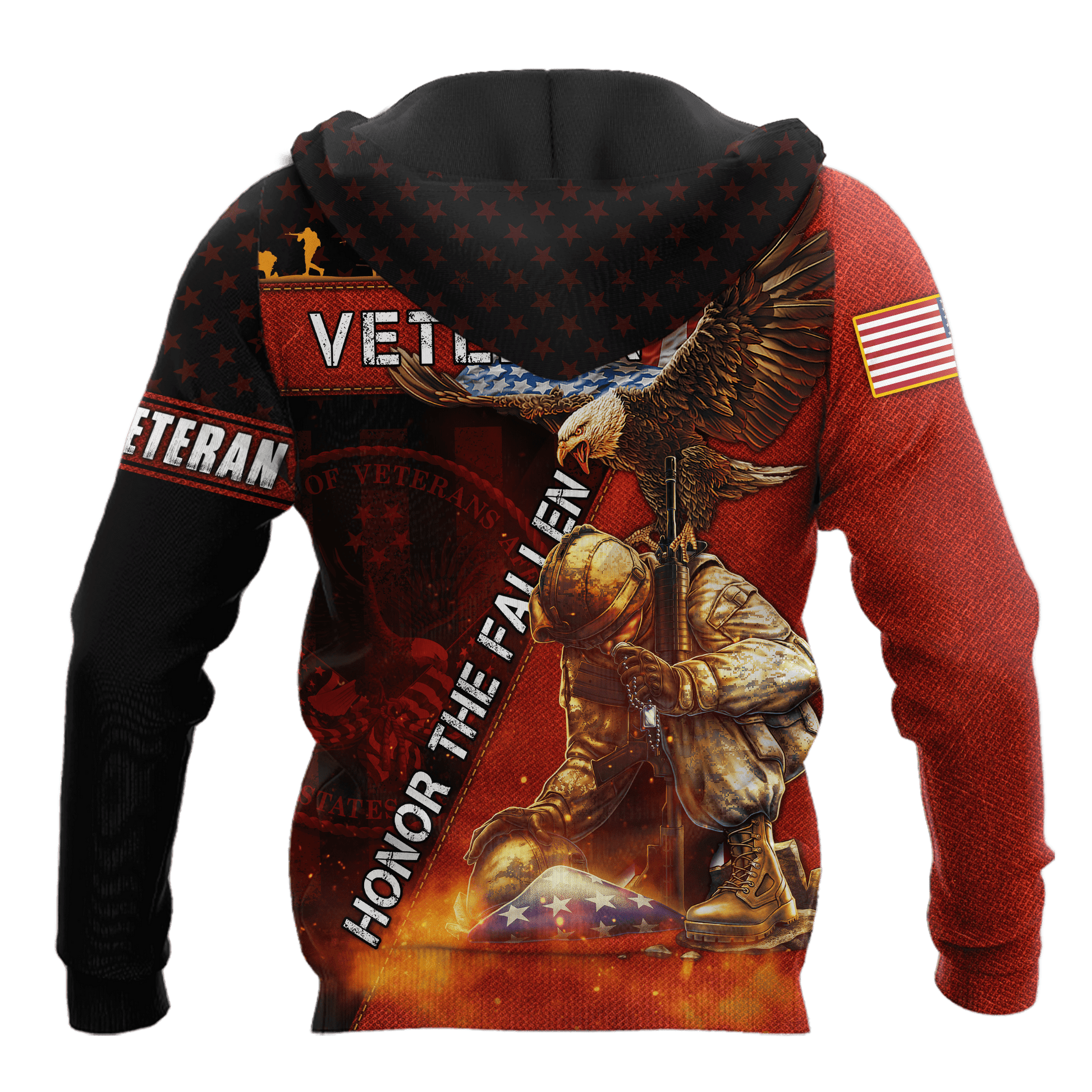 US Veteran - Honor The Fallen 3D All Over Printed Unisex Shirts MON19082201-VET , Gifts for veterans