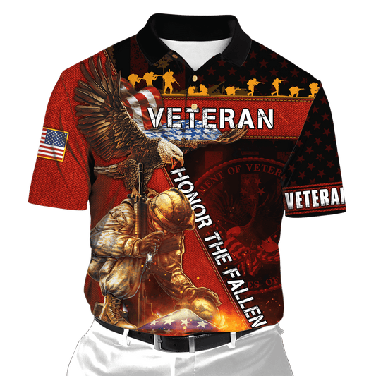 US Veteran - Honor The Fallen 3D All Over Printed Unisex Shirts MON19082201-VET , Gifts for veterans