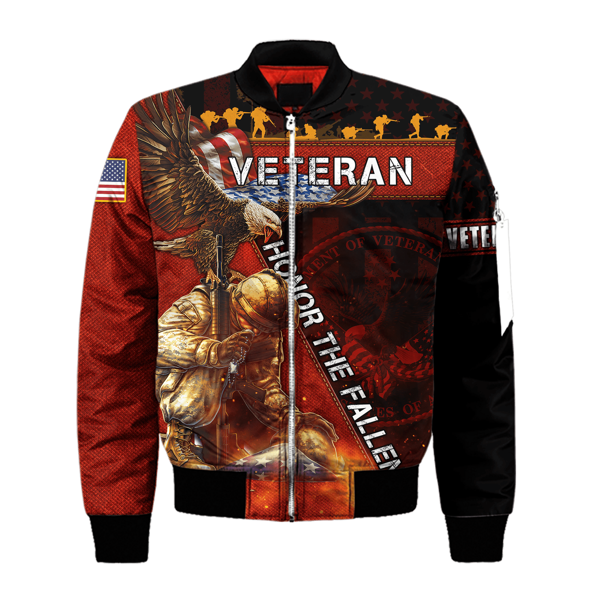 US Veteran - Honor The Fallen 3D All Over Printed Unisex Shirts MON19082201-VET , Gifts for veterans