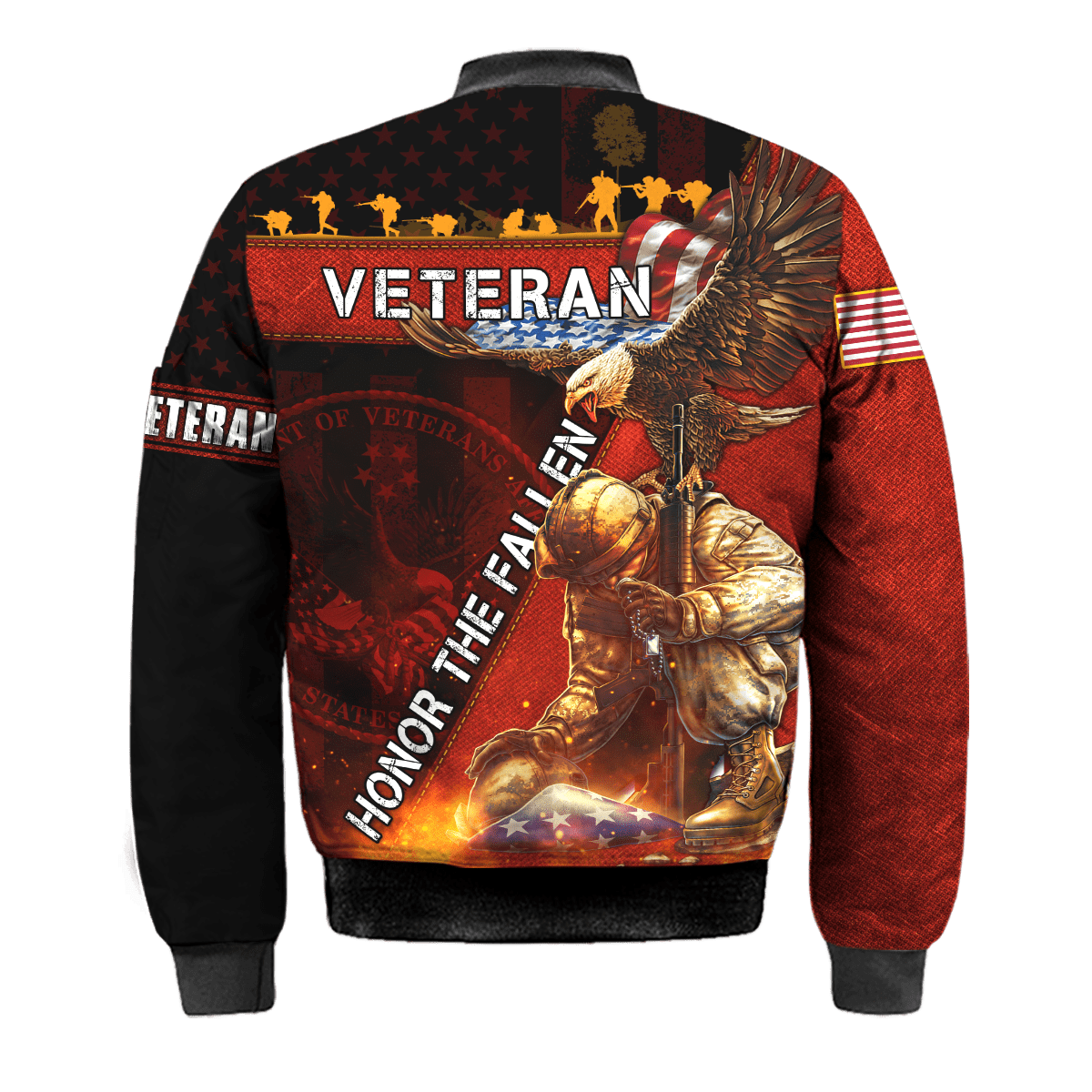 US Veteran - Honor The Fallen 3D All Over Printed Unisex Shirts MON19082201-VET , Gifts for veterans