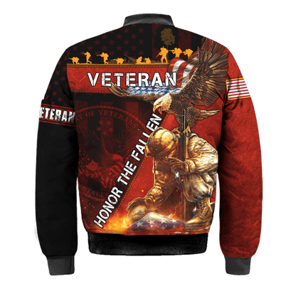 US Veteran - Honor The Fallen 3D All Over Printed Unisex Shirts MON19082201-VET , Gifts for veterans