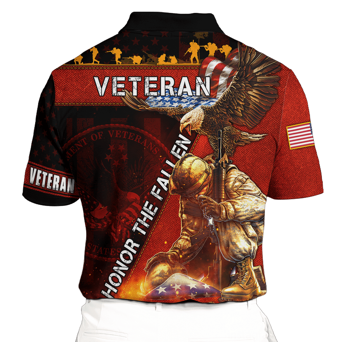 US Veteran - Honor The Fallen 3D All Over Printed Unisex Shirts MON19082201-VET , Gifts for veterans
