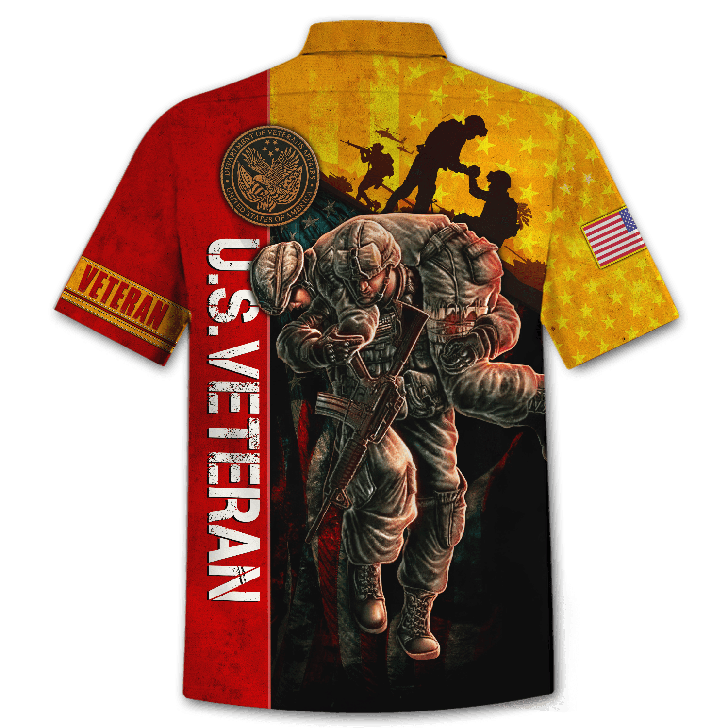 US Veteran - Never Forger Our Fallen Heroes 3D All Over Printed Unisex Shirts MON20082201-VET , Gifts for veterans