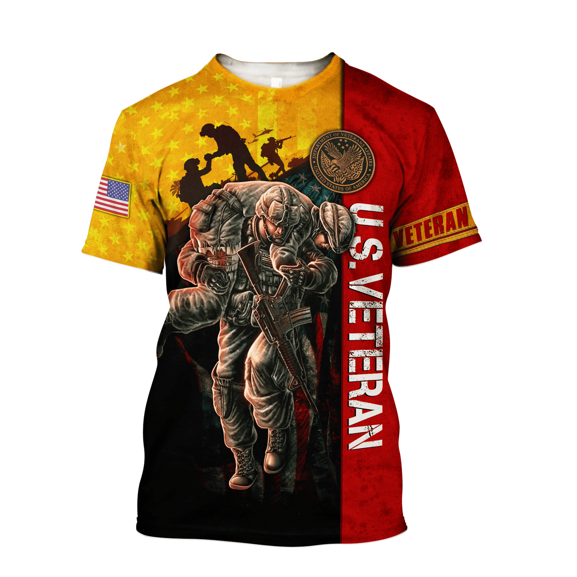 US Veteran - Never Forger Our Fallen Heroes 3D All Over Printed Unisex Shirts MON20082201-VET , Gifts for veterans