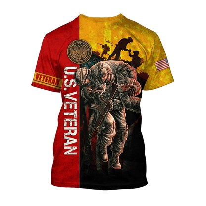 US Veteran - Never Forger Our Fallen Heroes 3D All Over Printed Unisex Shirts MON20082201-VET , Gifts for veterans