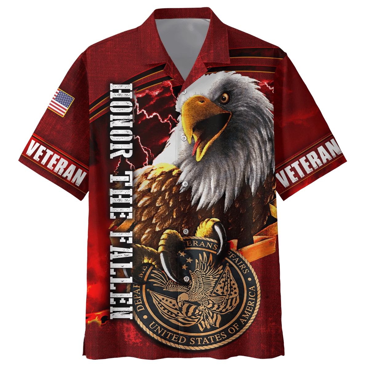 US Veteran - Honor The Fallen 3D All Over Printed Unisex Shirts MH23082202 - VET , Gifts for veterans