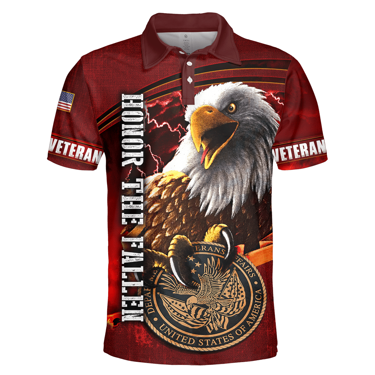 US Veteran - Honor The Fallen 3D All Over Printed Unisex Shirts MH23082202 - VET , Gifts for veterans