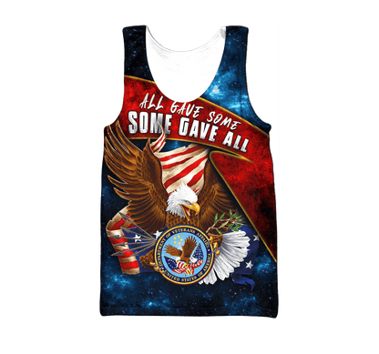 US Veteran - All Gave Some Some Gave All 3D All Over Printed Unisex Shirt MH23082201 - VETs , Gifts for veterans