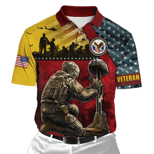 US Veteran - Honor The Fallen 3D All Over Printed Unisex Shirts MON22082201-VET , Gifts for veterans
