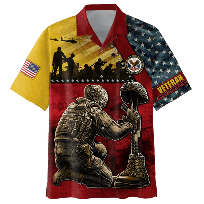 US Veteran - Honor The Fallen 3D All Over Printed Unisex Shirts MON22082201-VET , Gifts for veterans