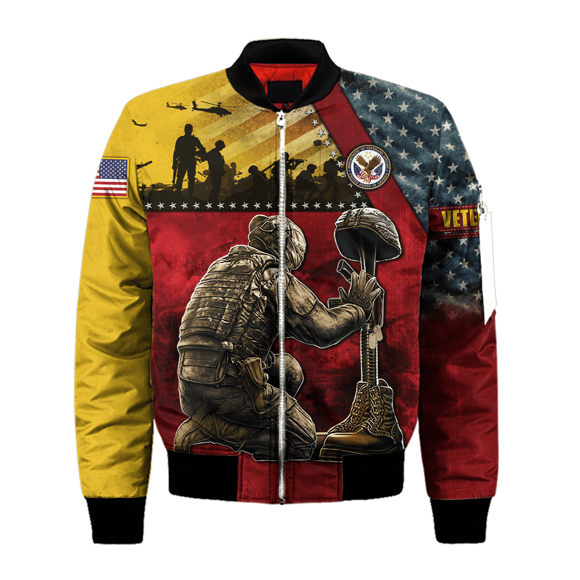 US Veteran - Honor The Fallen 3D All Over Printed Unisex Shirts MON22082201-VET , Gifts for veterans