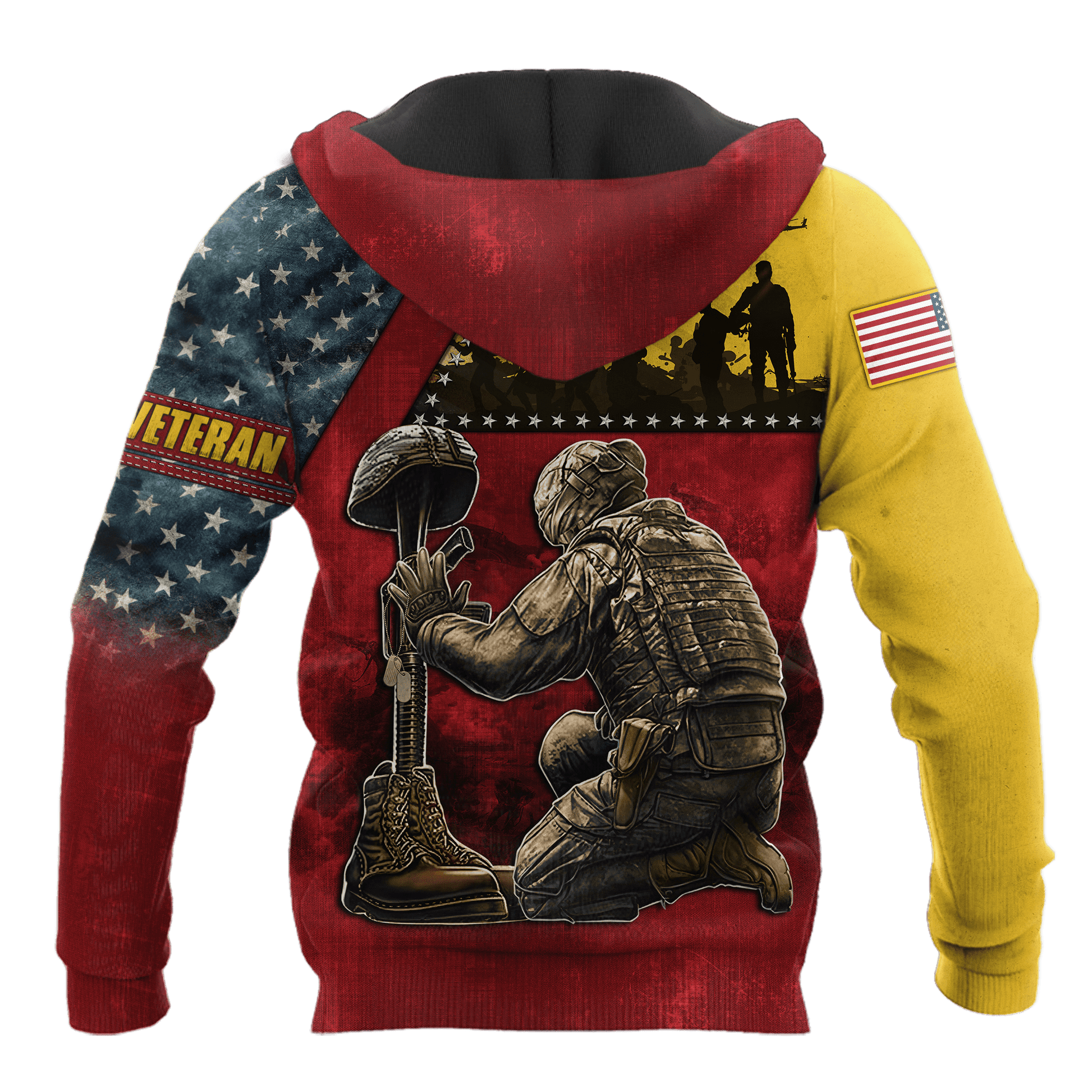 US Veteran - Honor The Fallen 3D All Over Printed Unisex Shirts MON22082201-VET , Gifts for veterans