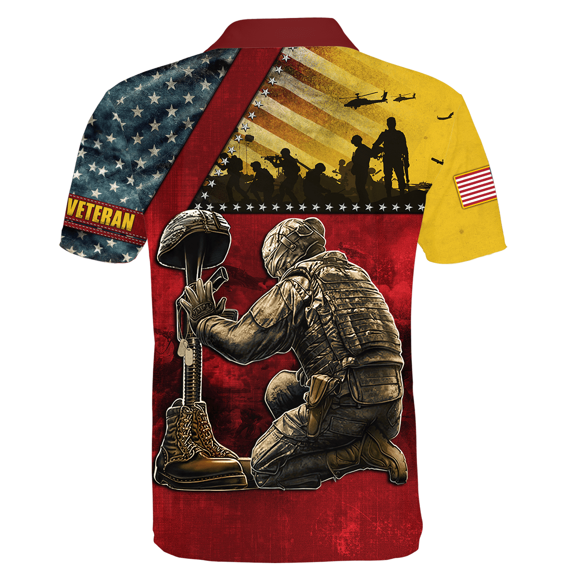 US Veteran - Honor The Fallen 3D All Over Printed Unisex Shirts MON22082201-VET , Gifts for veterans