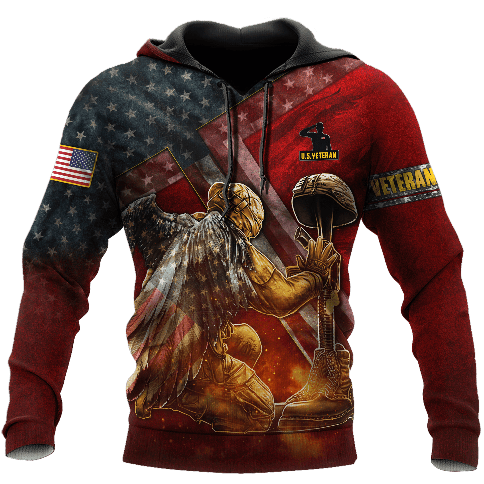 US Veteran - Honor The Fallen 3D All Over Printed Unisex Shirts MON23082201-VET , Gifts for veterans