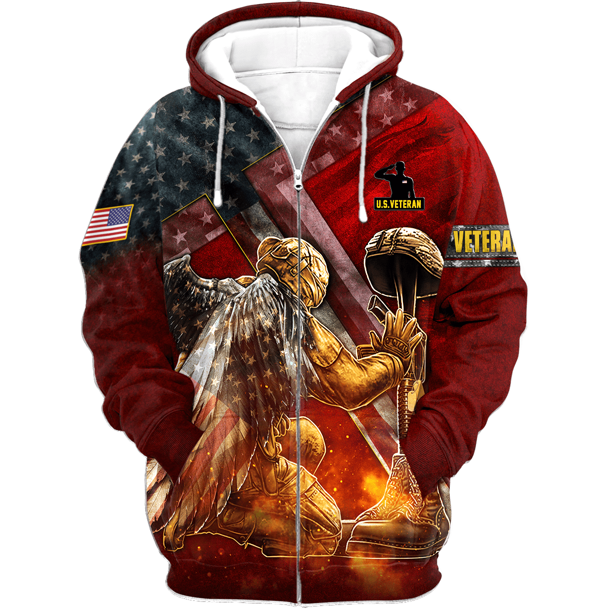 US Veteran - Honor The Fallen 3D All Over Printed Unisex Shirts MON23082201-VET , Gifts for veterans
