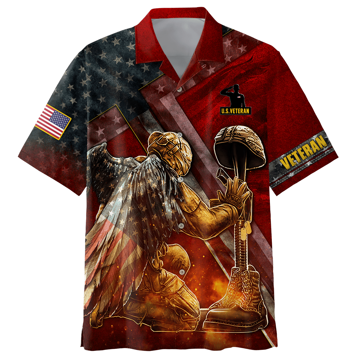 US Veteran - Honor The Fallen 3D All Over Printed Unisex Shirts MON23082201-VET , Gifts for veterans