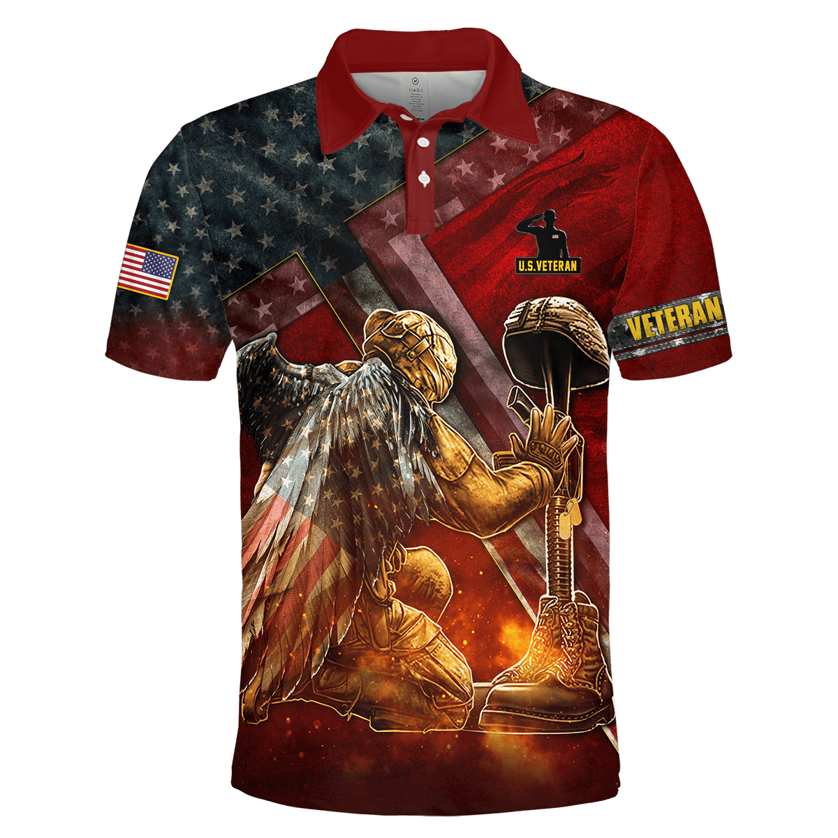 US Veteran - Honor The Fallen 3D All Over Printed Unisex Shirts MON23082201-VET , Gifts for veterans