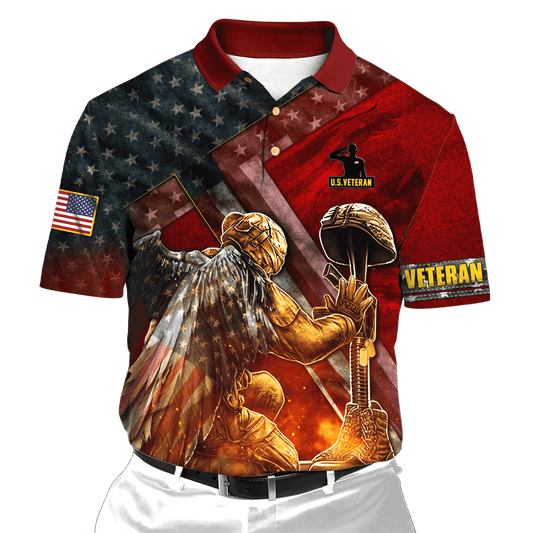 US Veteran - Honor The Fallen 3D All Over Printed Unisex Shirts MON23082201-VET , Gifts for veterans