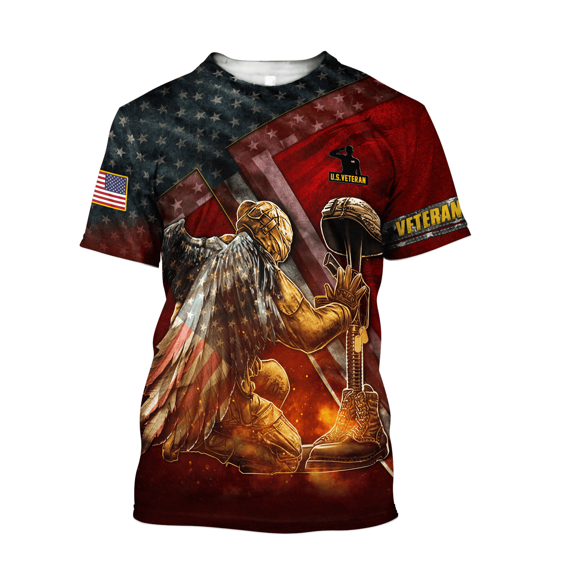 US Veteran - Honor The Fallen 3D All Over Printed Unisex Shirts MON23082201-VET , Gifts for veterans