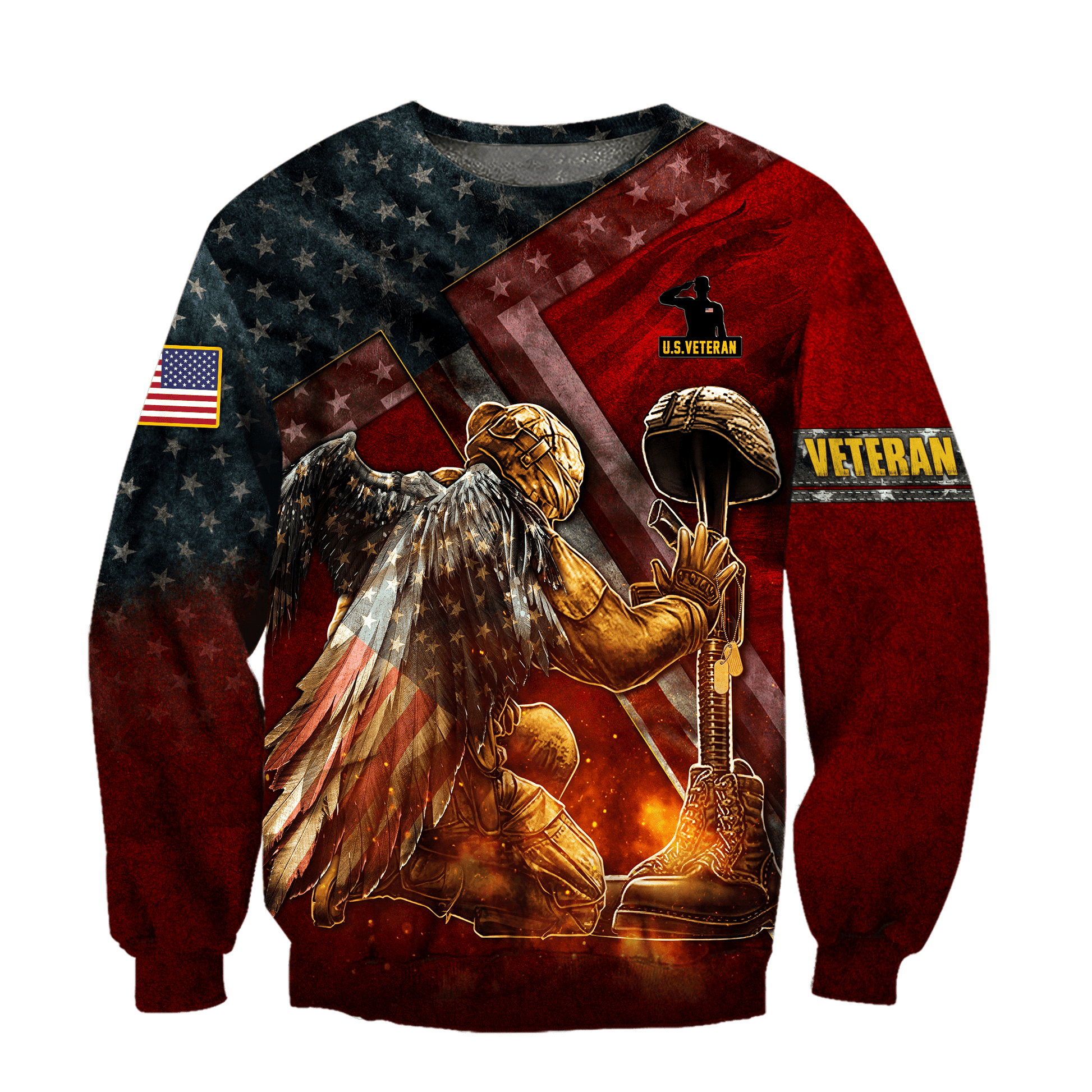 US Veteran - Honor The Fallen 3D All Over Printed Unisex Shirts MON23082201-VET , Gifts for veterans