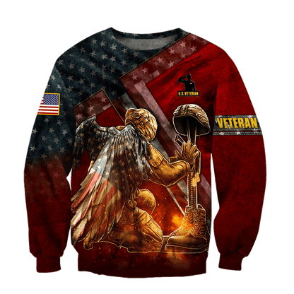 US Veteran - Honor The Fallen 3D All Over Printed Unisex Shirts MON23082201-VET , Gifts for veterans