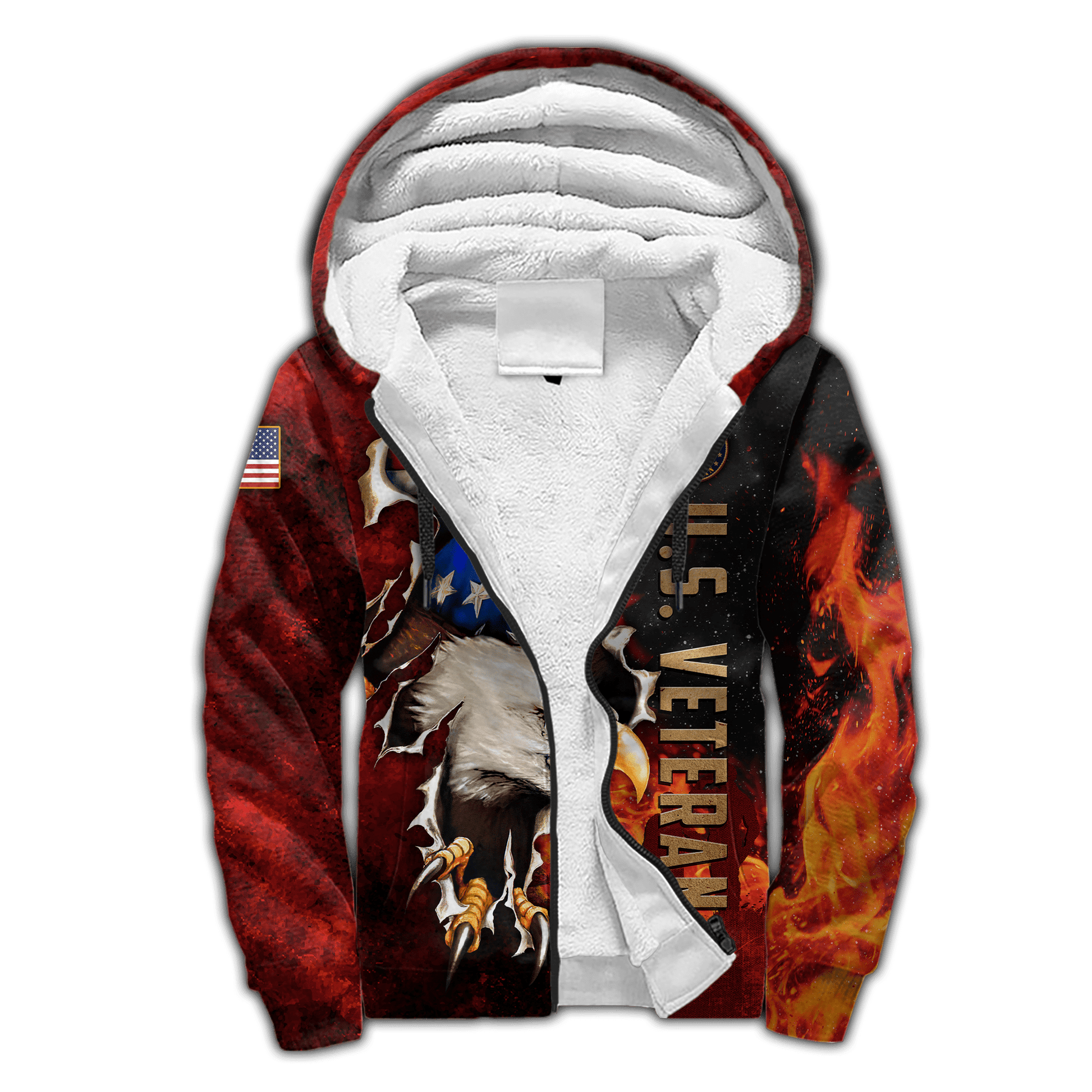 US Veteran - Eagle And The Solider 3D All Over Printed Unisex Shirts MH24082201- VET , Gifts for veterans