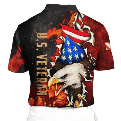 US Veteran - Eagle And The Solider 3D All Over Printed Unisex Shirts MH24082201- VET , Gifts for veterans
