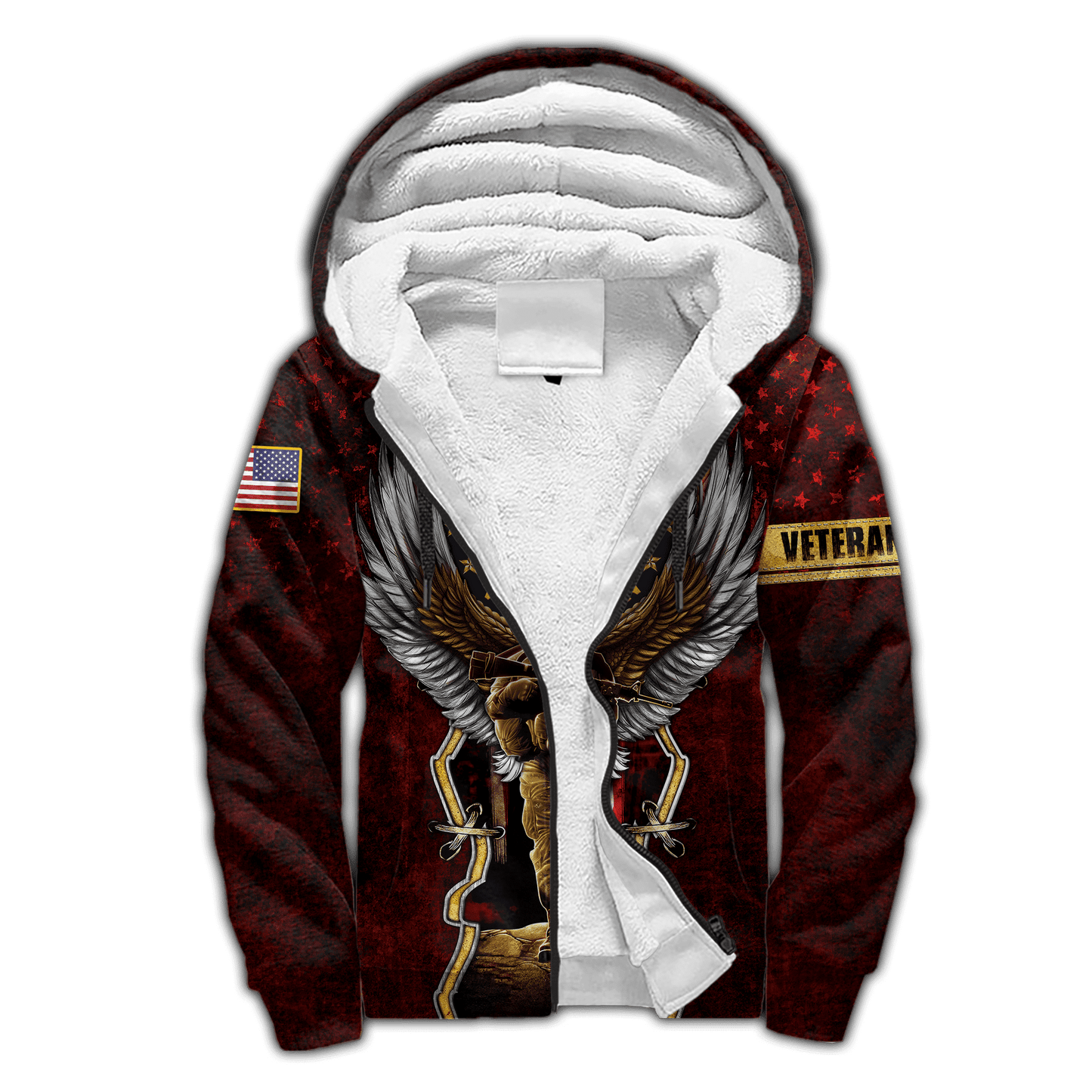 US Veteran - Eagle And The Solider 3D All Over Printed Unisex Shirts MON25082201-VET , Gifts for veterans