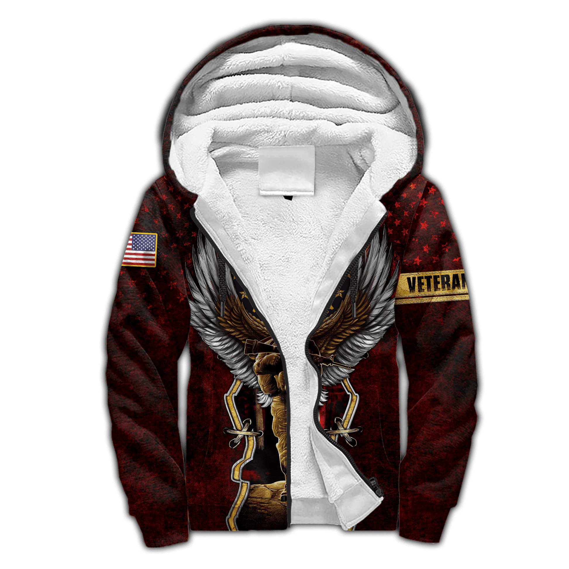 US Veteran - Eagle And The Solider 3D All Over Printed Unisex Shirts MON25082201-VET , Gifts for veterans