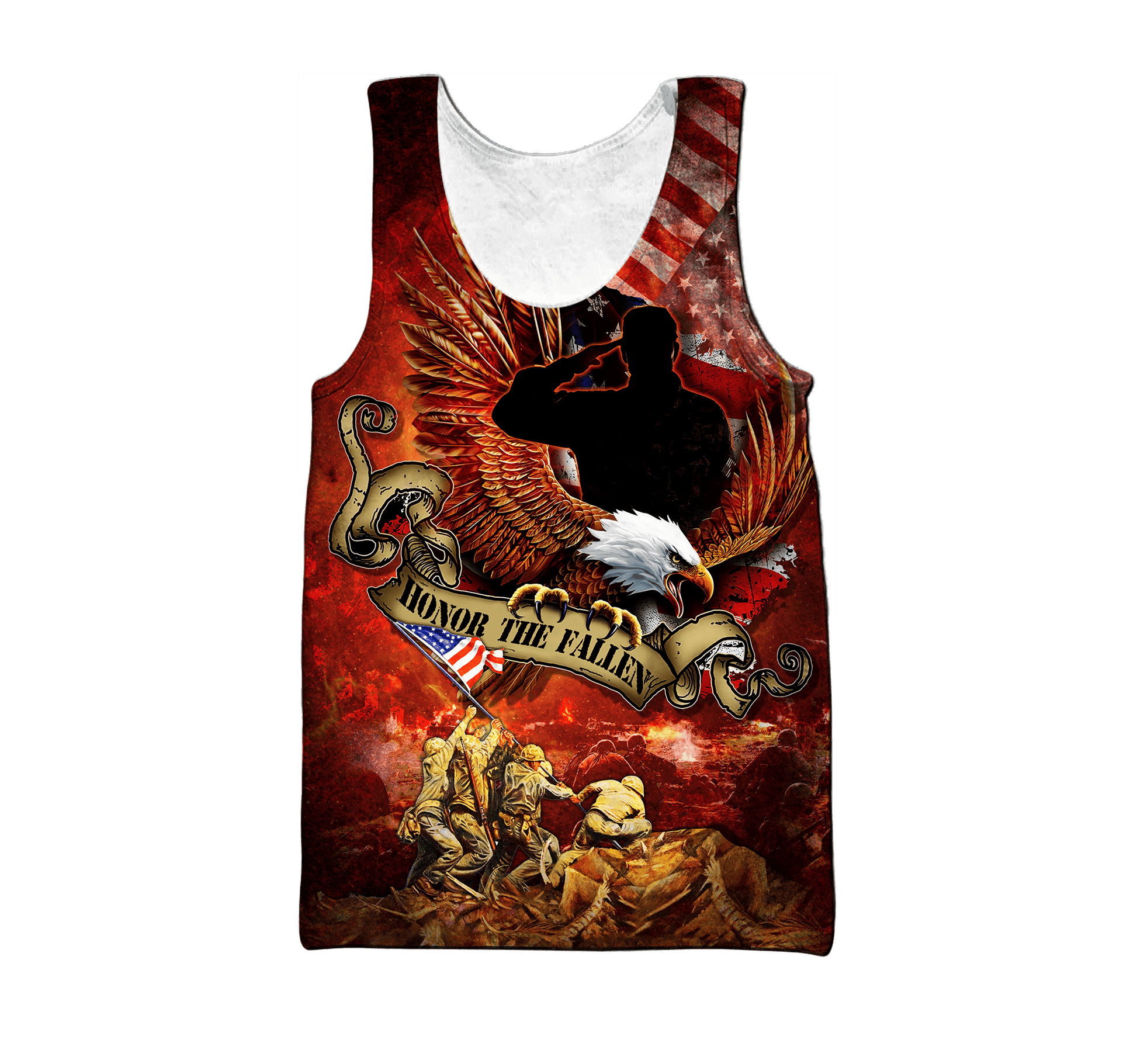 US Veteran - Honor The Fallen 3D All Over Printed Unisex Shirts MON24082201-VET , Gifts for veterans