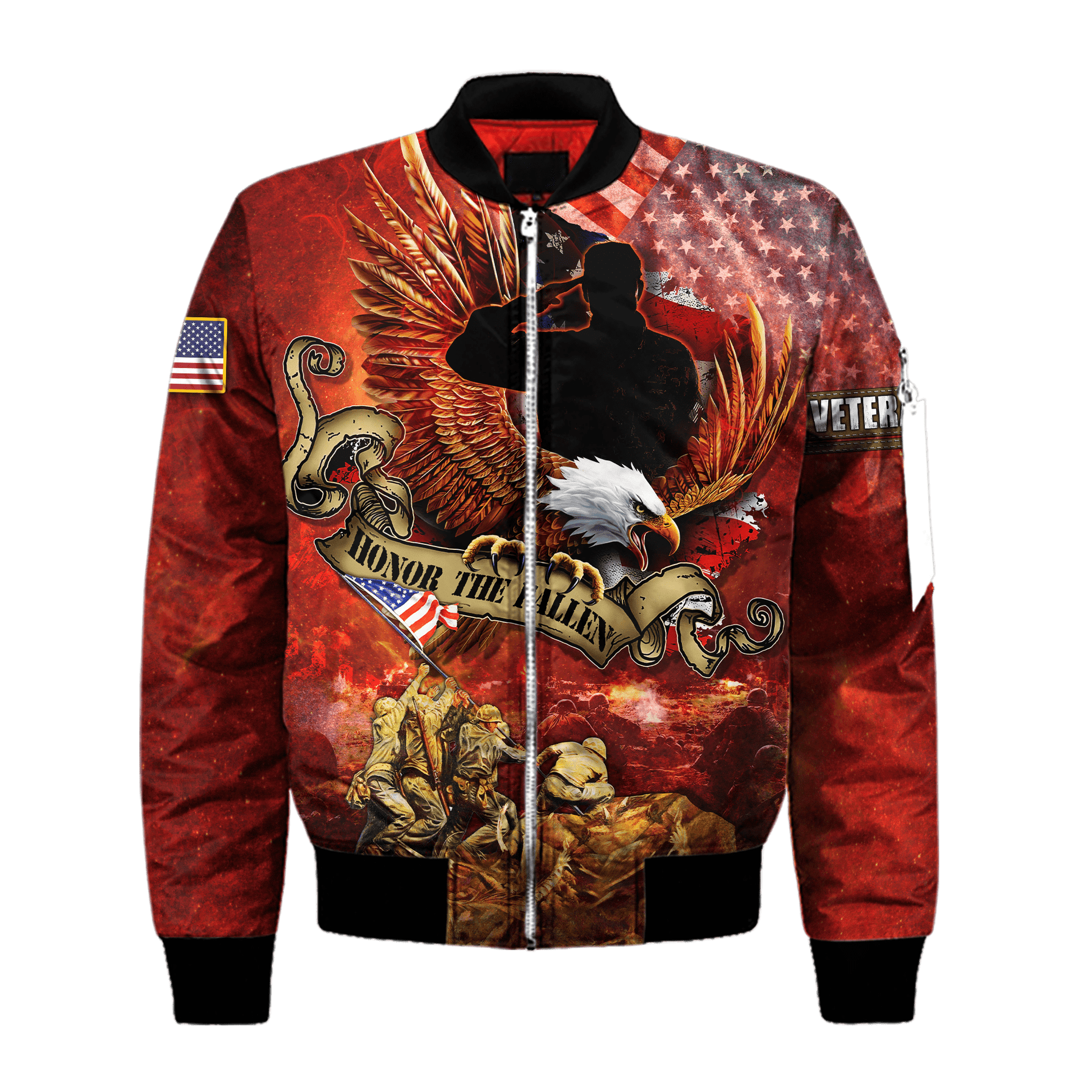 US Veteran - Honor The Fallen 3D All Over Printed Unisex Shirts MON24082201-VET , Gifts for veterans