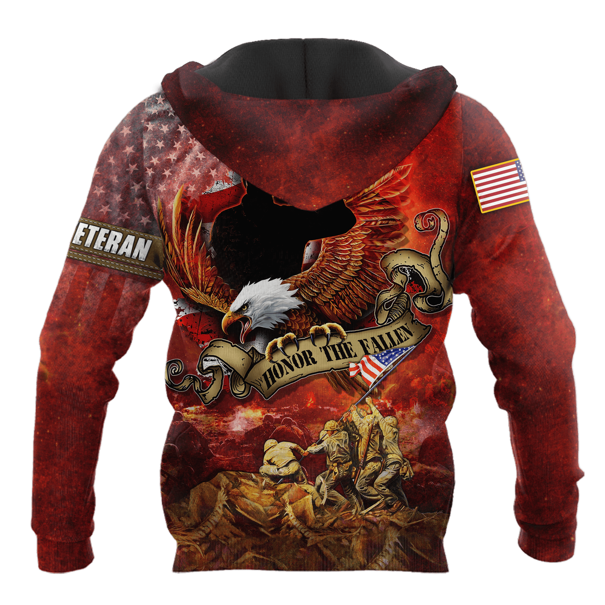 US Veteran - Honor The Fallen 3D All Over Printed Unisex Shirts MON24082201-VET , Gifts for veterans