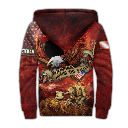 US Veteran - Honor The Fallen 3D All Over Printed Unisex Shirts MON24082201-VET , Gifts for veterans