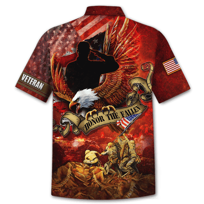 US Veteran - Honor The Fallen 3D All Over Printed Unisex Shirts MON24082201-VET , Gifts for veterans