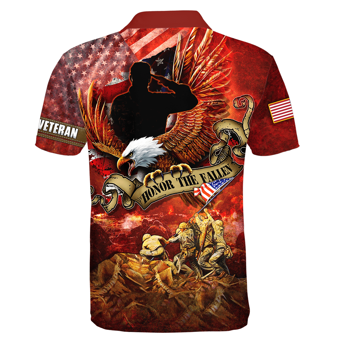 US Veteran - Honor The Fallen 3D All Over Printed Unisex Shirts MON24082201-VET , Gifts for veterans