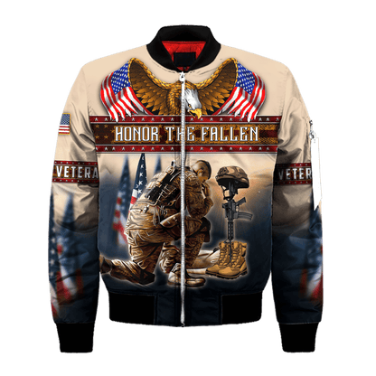 US Veteran - Honor The Fallen 3D All Over Printed Unisex Shirts MH25082201 - VET , Gifts for veterans