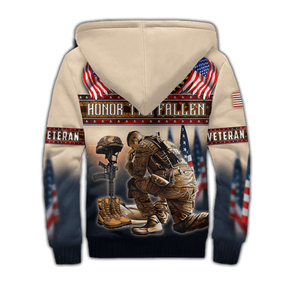 US Veteran - Honor The Fallen 3D All Over Printed Unisex Shirts MH25082201 - VET , Gifts for veterans