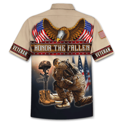 US Veteran - Honor The Fallen 3D All Over Printed Unisex Shirts MH25082201 - VET , Gifts for veterans