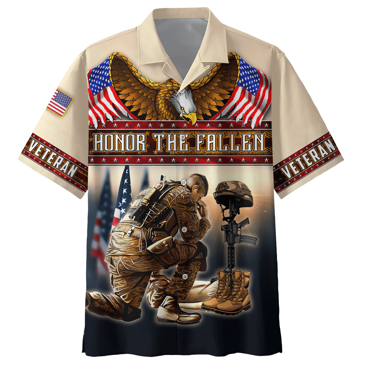 US Veteran - Honor The Fallen 3D All Over Printed Unisex Shirts MH25082201 - VET , Gifts for veterans