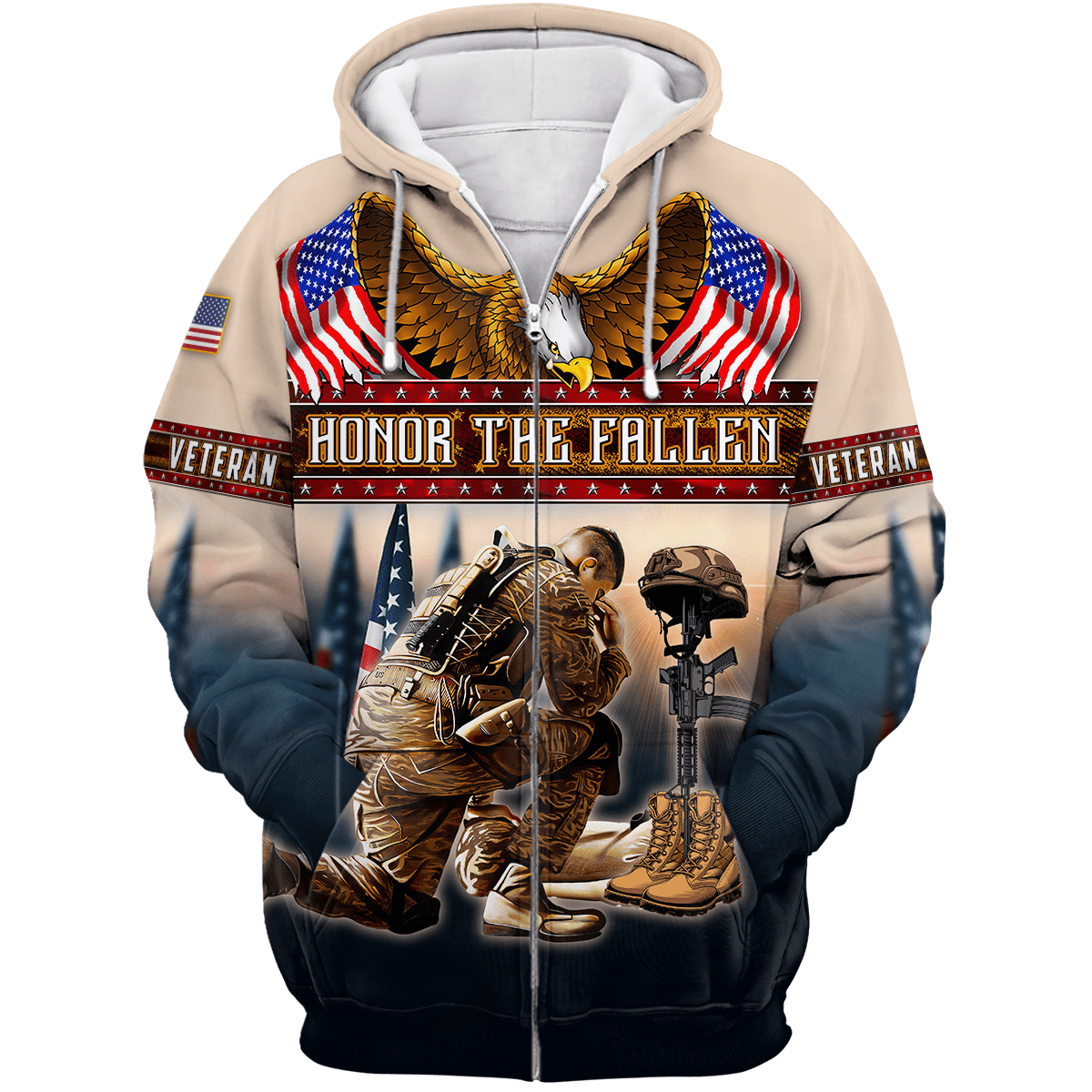 US Veteran - Honor The Fallen 3D All Over Printed Unisex Shirts MH25082201 - VET , Gifts for veterans