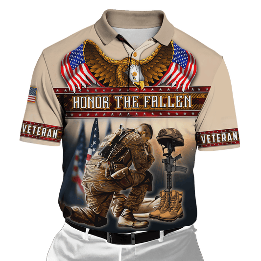 US Veteran - Honor The Fallen 3D All Over Printed Unisex Shirts MH25082201 - VET , Gifts for veterans