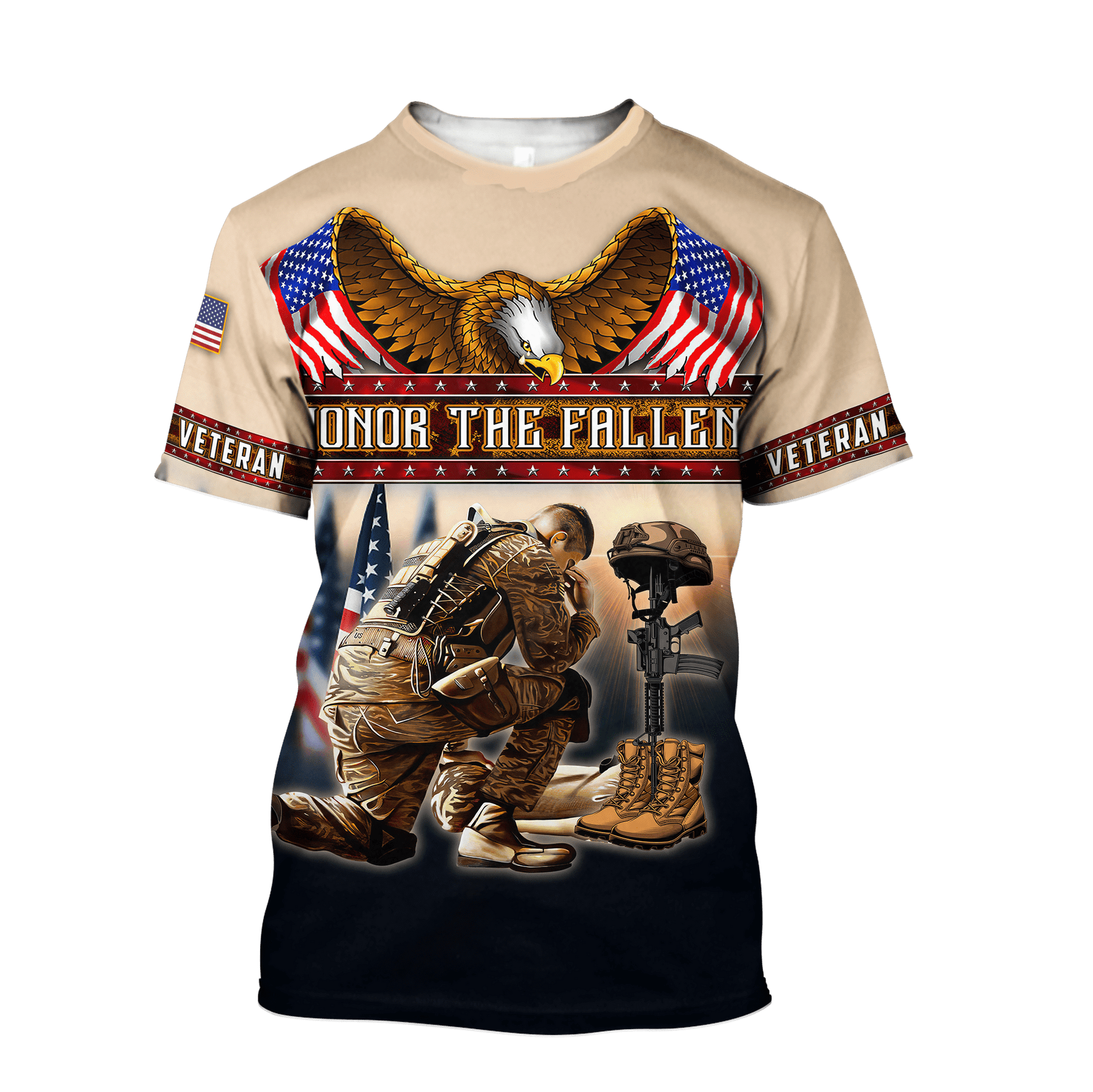 US Veteran - Honor The Fallen 3D All Over Printed Unisex Shirts MH25082201 - VET , Gifts for veterans