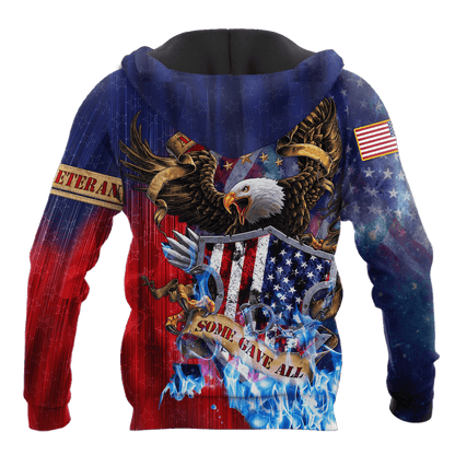 US Veteran - All Gave Some Some Gave All 3D All Over Printed Unisex Shirts MON26082201-VET , Gifts for veterans