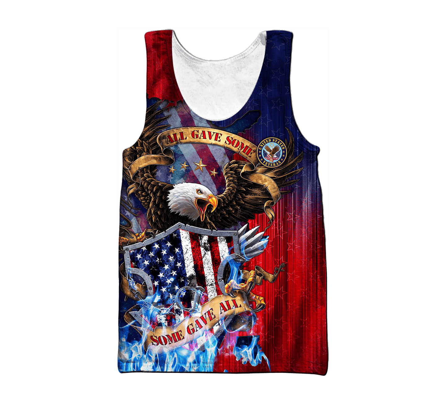 US Veteran - All Gave Some Some Gave All 3D All Over Printed Unisex Shirts MON26082201-VET , Gifts for veterans