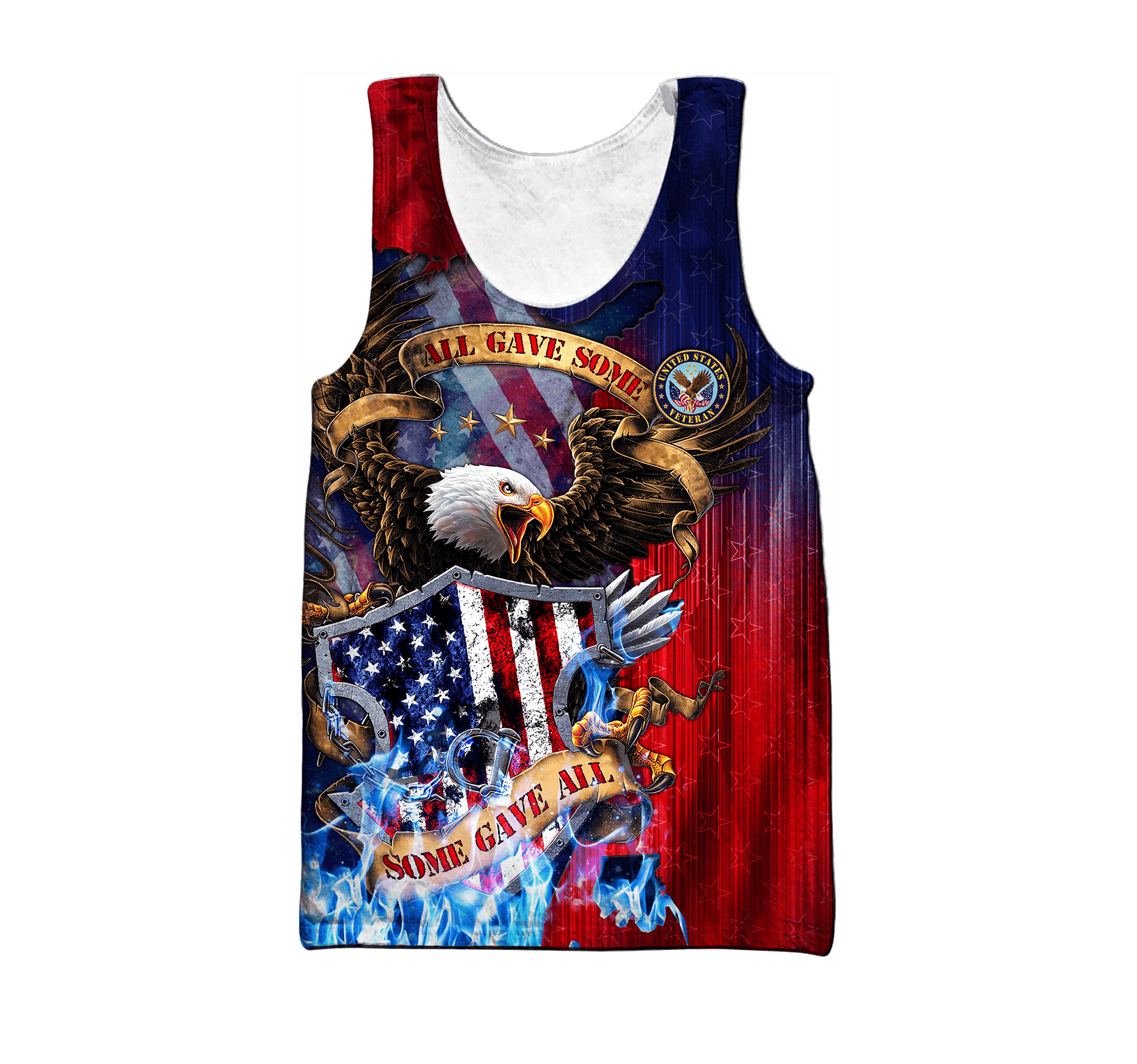 US Veteran - All Gave Some Some Gave All 3D All Over Printed Unisex Shirts MON26082201-VET , Gifts for veterans