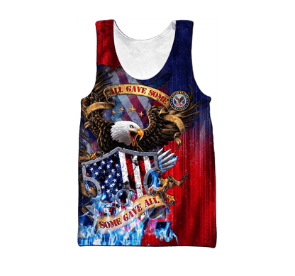 US Veteran - All Gave Some Some Gave All 3D All Over Printed Unisex Shirts MON26082201-VET , Gifts for veterans