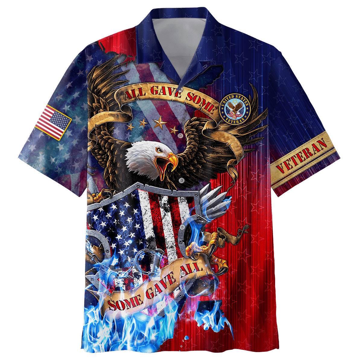 US Veteran - All Gave Some Some Gave All 3D All Over Printed Unisex Shirts MON26082201-VET , Gifts for veterans